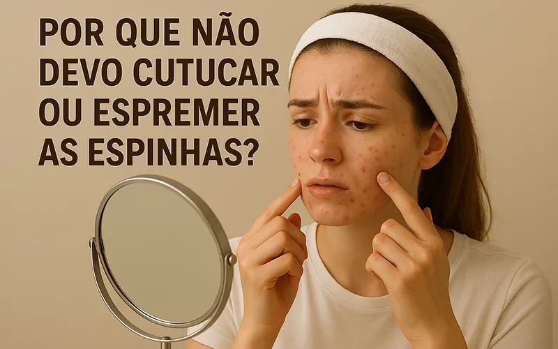 Devo cutucar ou espremer uma espinha?